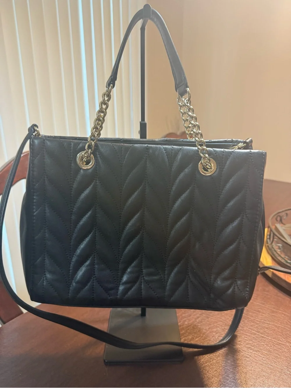 kate spade Black Quilted Briar Lane Meena satchel handbag